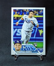 Jonathan Aranda Flagship Rookie Card RC 2023 Topps Series 1 Baseball #154 Rays