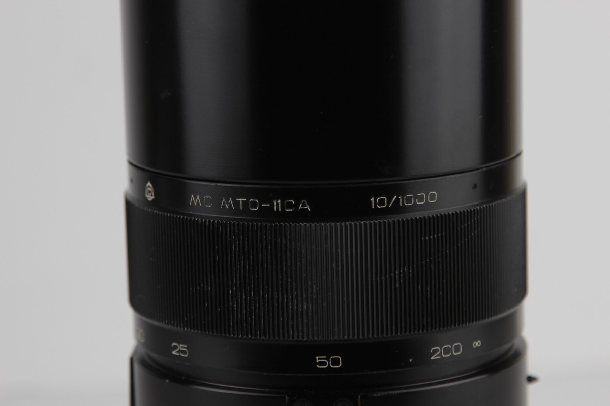 Soviet lens MC MTO - 11 CA (10/1000) Telephoto lens Mirror - lens