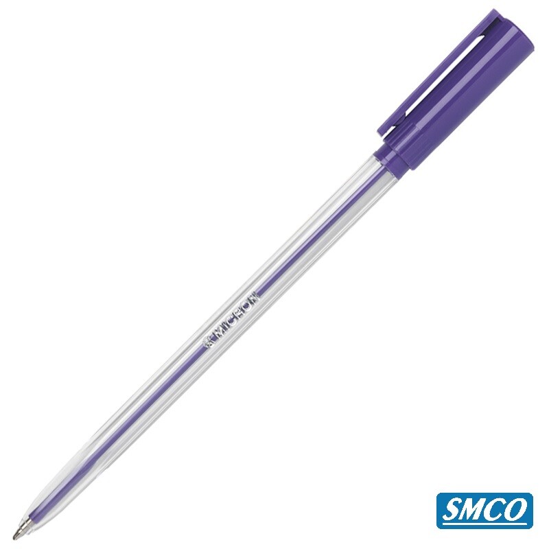 10 PURPLE BALLPOINT BIRO PENS MEDIUM TIP Micron VIVID BRIGHT COLOUR eBay