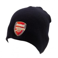 Arsenal FC Beanie Dome Style Hat Gift Official Merchandise NEW UK STOCK FREE P&P