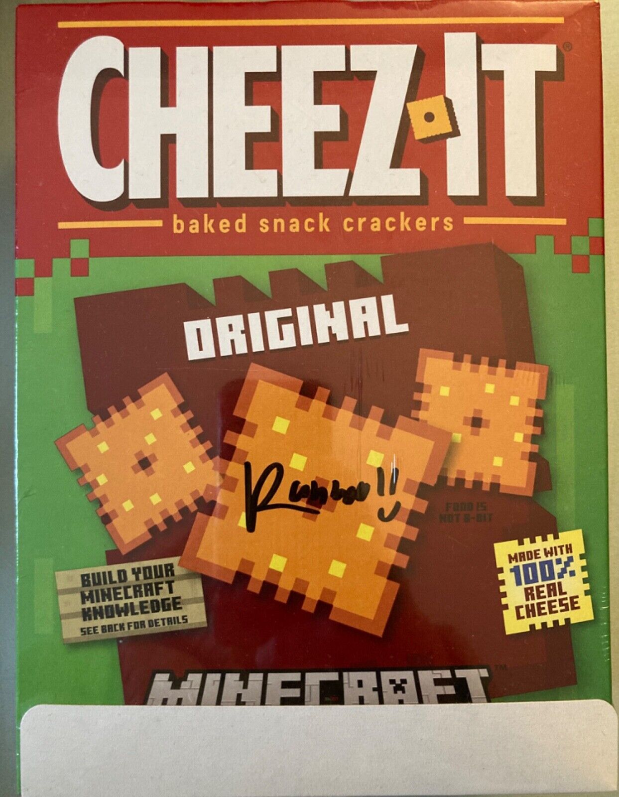 Cheez-It Minecraft Cheese Crackers Variety Original+Extra Toasty