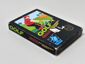 Golf (Nintendo Nes) w/Box -Circle Seal- -Non-REV-A-