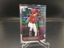 Adrian Placencia 2022 Bowman Chrome Mojo Refractor BCP-205 Angels 1st