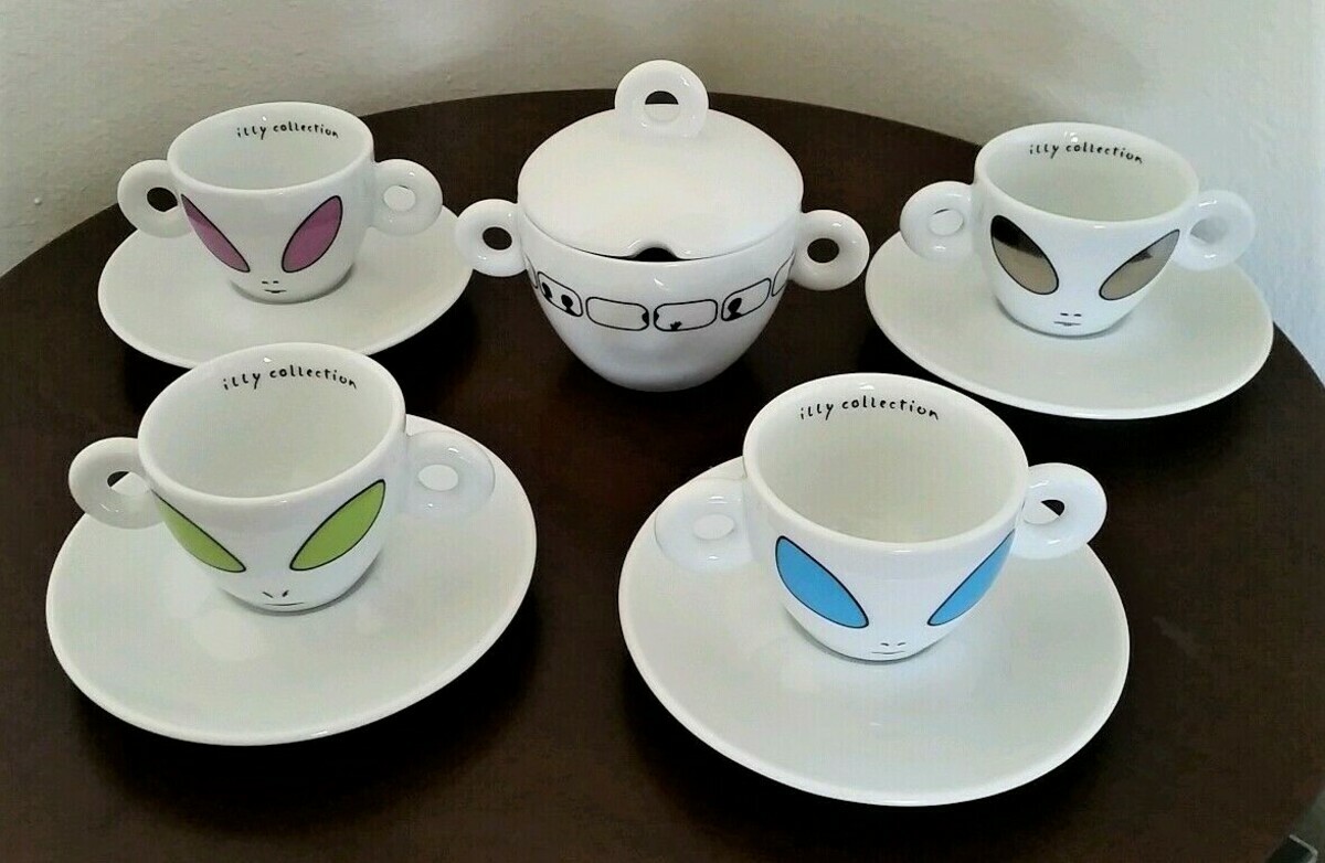 illyアートコレクション2001 エイリアンカップ David Byrne（illy x 