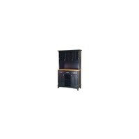 Buffet With 2 Door Hutch Wood/black/natural - Home Styles on sale Buffet With 2 Door Hutch Wood/black/natural - Home Styles on sale