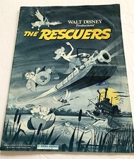 Vintage 1977 The Rescuers Walt Disney Pressbook Uncut