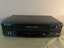 Sansui VCR VHF6010D 4 Head Hi-Fi Stereo VHS Player & Recorder - Tested & Works!