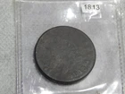 Photo of a 1813-P Large Cent from an eBay listing that sold on Jul 2, 2026
