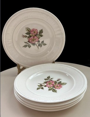5er Set The Wedgwood ''Briar Rose'' Muster Dessertteller