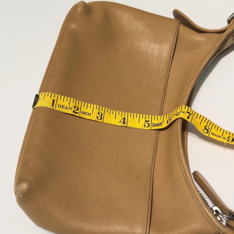 Bolso Bandolera Coach Vintage 2004 Legacy Pequeño Cuero Camel Hobo 9136 Foto 3 de 4