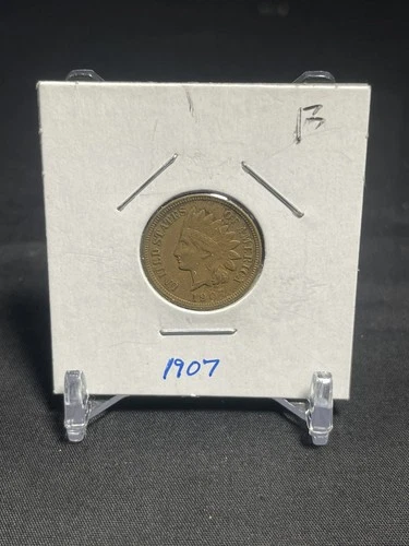 1907 Indian Head Cent - Fine Details - (FINE)