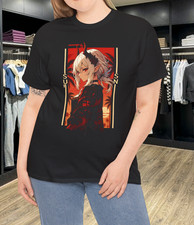 Creative Anime Girl Print T Shirt Versatile Breathable