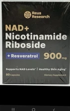 NAD+ Supplement for Anti Aging, Energy, Focus Booster - Nicotinamide Riboside