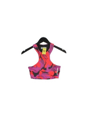 Iets Frans Damen Top S Lila Polyester mit Elasthan Cropped