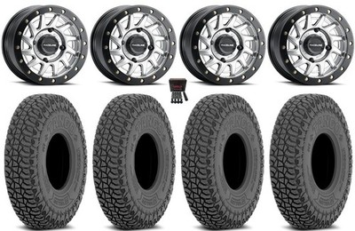 Raceline Squad Bdlk 15'' Wheels Si +38mm 33'' Tango Tires Can-Am Maverick X3
