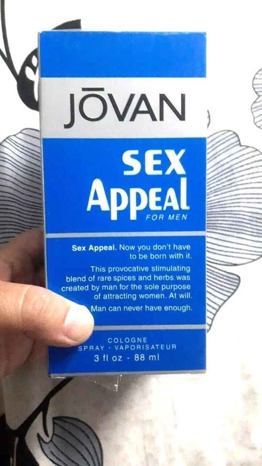 Одеколон для мужчин Jovan Appeal 3 унции / 88 мл туалетная вода спрей новый в коробке - Изображение 3 из 4