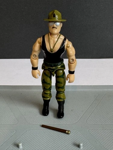 1986 Vintage Hasbro Gijoe Triple T Sgt Slaughter Action Figure Mint Complete