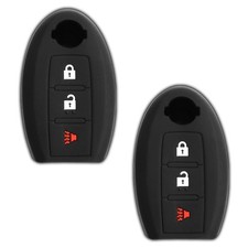 2 Key Fob Remote Skin Shell Case Cover Replacement for Nissan KR55WK48903