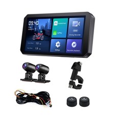 OTTOCAST Motorrad Wireless Carplay Android Auto 4+64GB 1080P Dual-Kamera & TPMS
