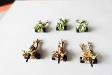 Lot of 6 Vintage Micro Machines Anti-Tank Gun, loose