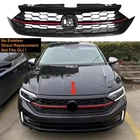 For 2022 2023 2024 VW Jetta MK7 Standard Honeycomb Style Black-Red Grill Grille