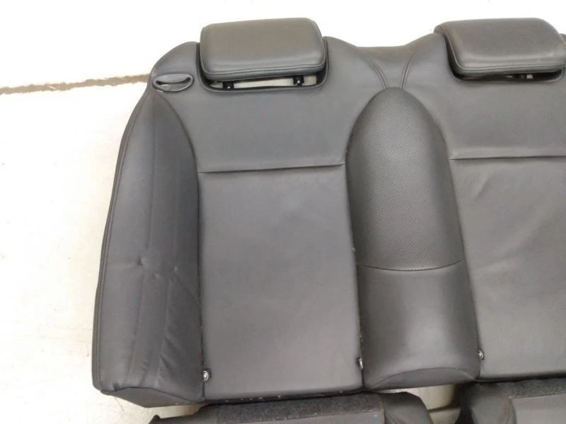 Saab 9-3 Convertible Complete Rear Seat Set Black 2005 2006 2007 2008 - Image 4 of 4