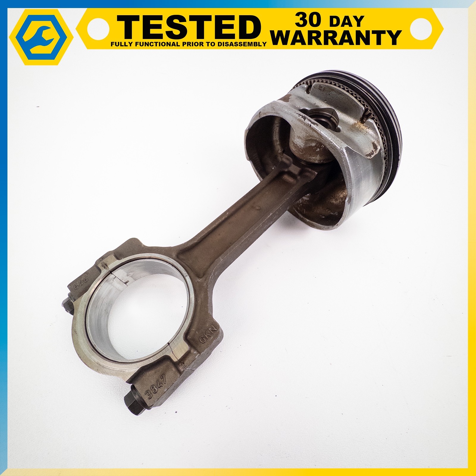 08-13 CHEVROLET CORVETTE C6 6.2L LS3 ENGINE MOTOR PISTON CONNECTING ROD OEM