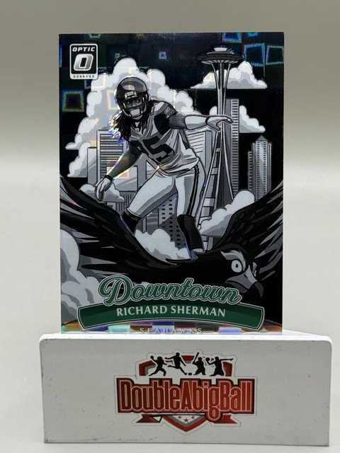 2025 Donruss Optic Downtown Richard Sherman Black Pandora /25 Ultra Rare SP