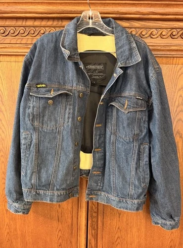 AGV Sport High Performance Denim Jacket Made with Kevlar Size Large - product listing photo