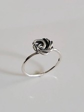 Flower Sterling Silver Statement Ring