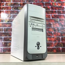 Classic Custom Beige ATX Retro Desktop Gaming PC 1GB RAM no HDD