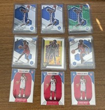 Tyrese Maxey Basketball Rookie Card Lot, 9 Rookie Cards, Mosaic, NBA Hoops, Flux