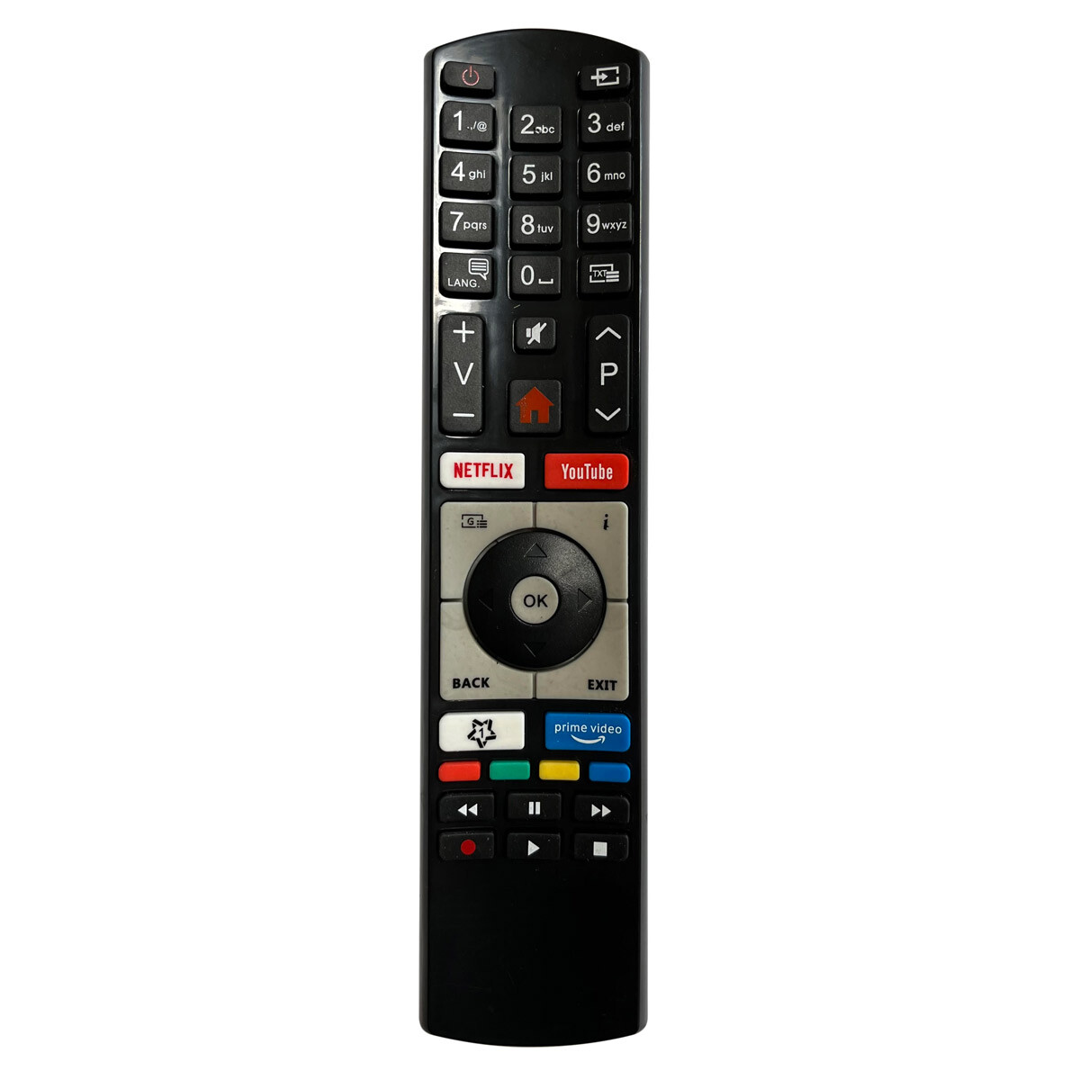Thumbnail - Ersatz Tv Fernbedienung Für Telefunken 49dtu652 Fernseher