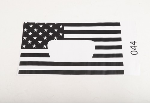 Black Tailgate Handle American Flag Sticker Trim Decal for Dodge Durango 2011+ - Foto 7 di 10