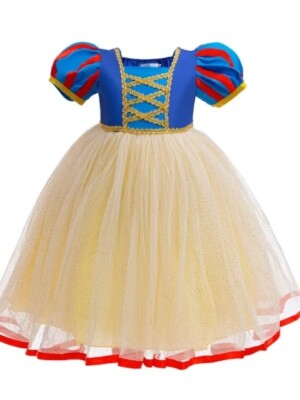 NEW Princess Snow White Dress Girls Halloween Costume