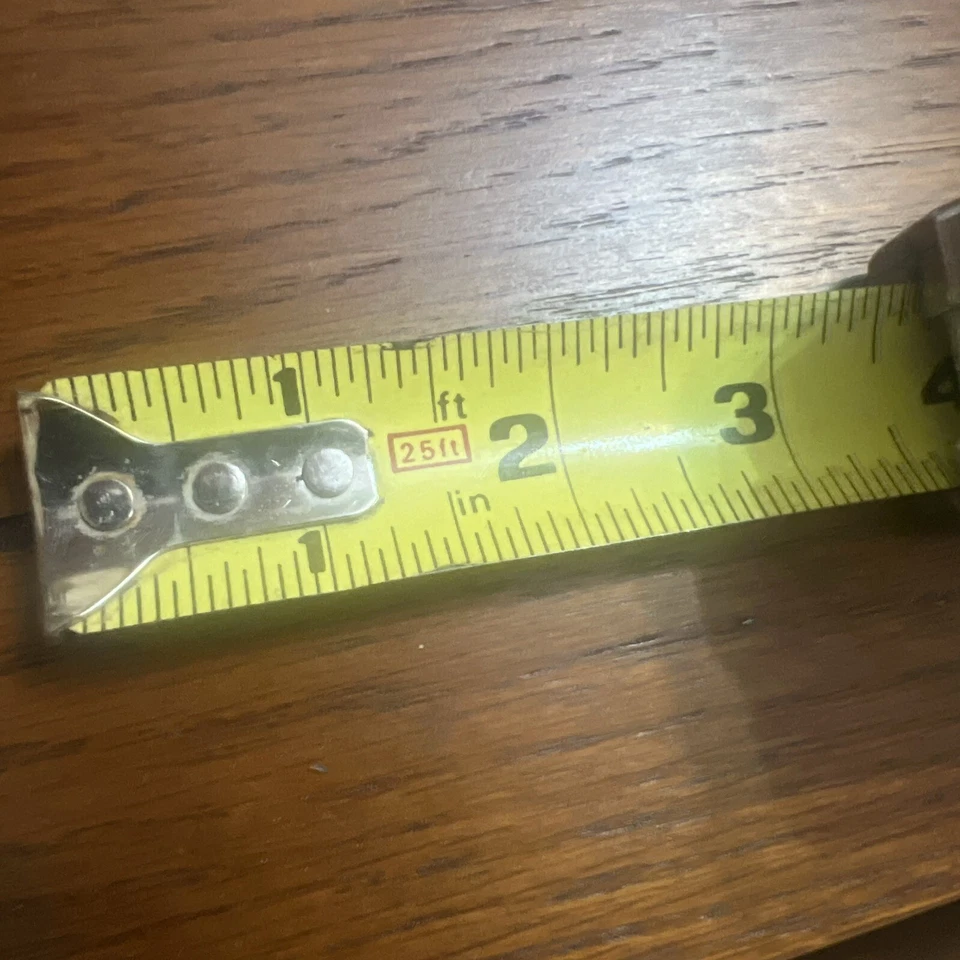 Klein Tools 922-25 1" x 25' Tape Measure Made in Chicago USA Vintage - Image 4 of 4