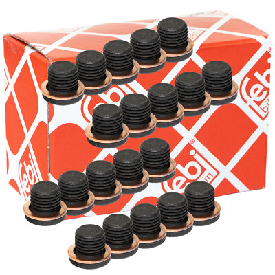 20 x Ölablassschraube FEBI 171173 für Audi A6 Q7 Seat Skoda Porsche VW Touareg