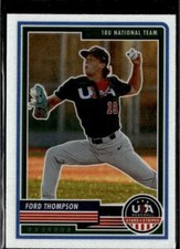 2023 Panini USA Baseball Stars & Stripes #17 Ford Thompson Stripes