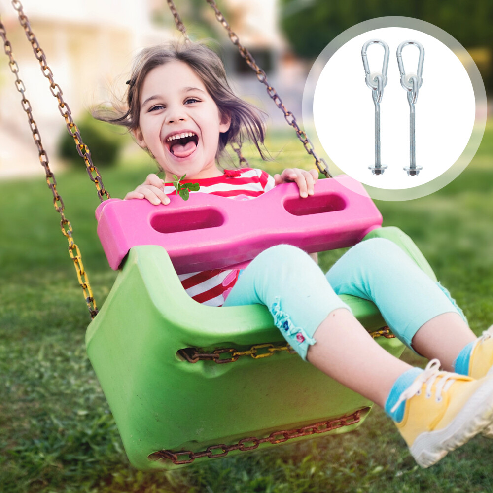 Hamaca Mosquetón Ganchos Conector Oscilante Bolsa de Arena Accesorios Niño