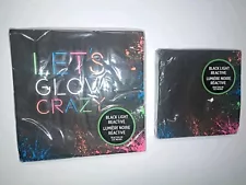 Let's Glow Crazy Black Light Reactive Napkins Party 2 Pack 32 Pieces Total NEW