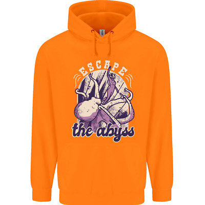 Escape the Abyss Scuba Diving Herren 80% Baumwolle Hoodie