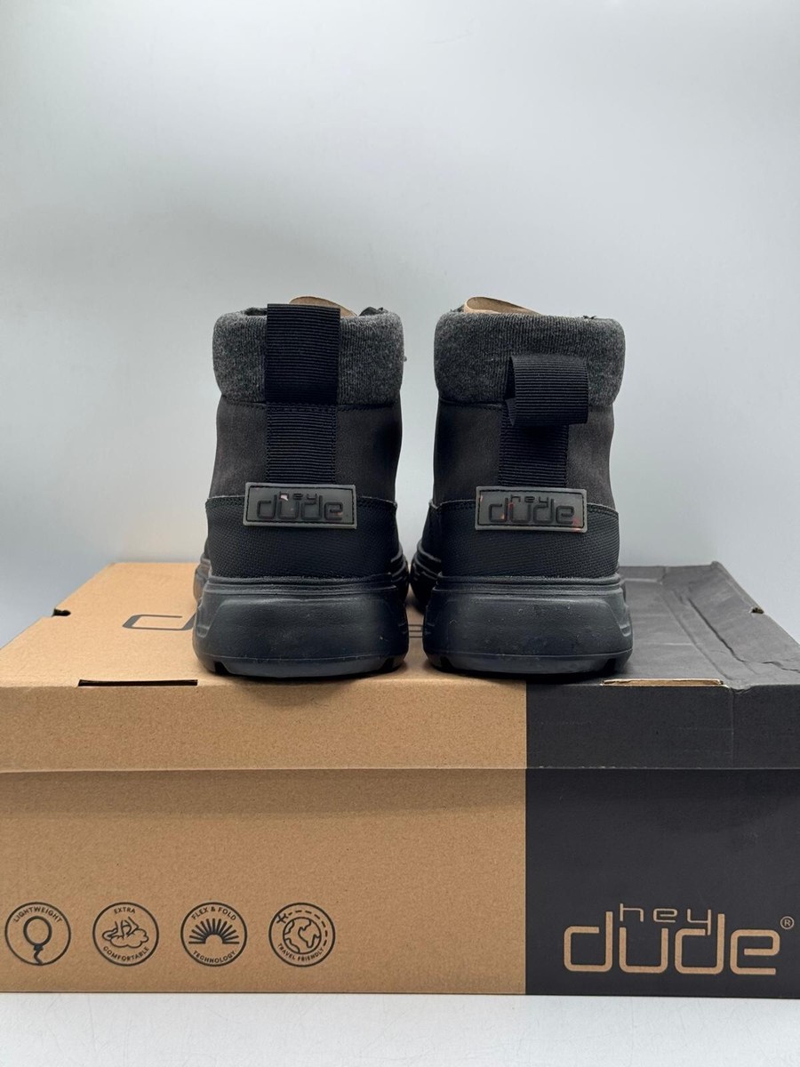 NWT Hey Dude Duke Eco Shield Black - Men\'s 12 - 112664900 Hey Dude Men`s Duke Eco Shield Black main image 4