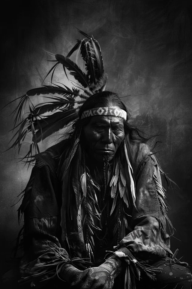 Индейский тонип ограниченный выпуск музейная серия C00383RP - Изображение 3 из 3