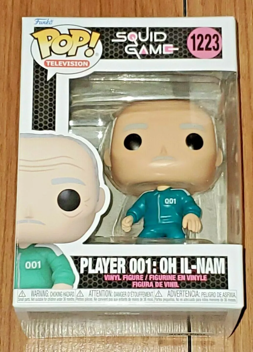 Funko Pop! Television: Squid Game Collectors Set - Netflix 3 Figure Set  Includes: Player 456, Player 001, and Masked Worker