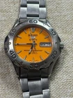 Vintage Seiko 5 Sports 23 Jewels Automatic Orange Dial 7536-00A0 Japan Watch