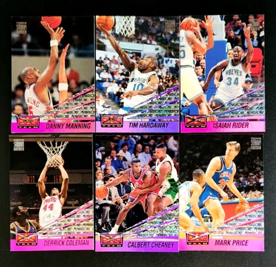 1993-94 Topps Stadium Club Beam Team Members Only Lot of 6 Rider Hardaway - Image 1 of 2