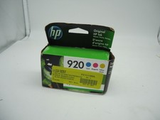 Genuine HP 920 Cyan Magenta Yellow Ink Cartridge New Exp 12-2022 GT 