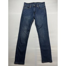 Levi's 502 Men's Tapered Leg Blue Stretch Denim Jeans - Size 29x32 29x29 