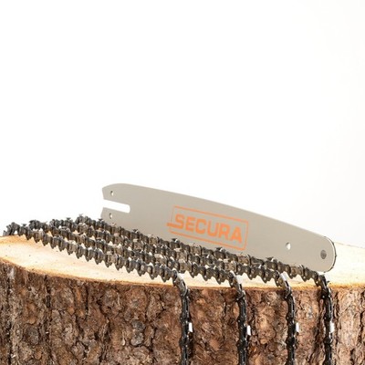 SECURA 4x Sägekette +Schwert 1/4 1,1 72 35cm passend Stihl MS151 MSA160