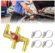 Heater Core Bypass Valve 4-Way Solid Brass Au...